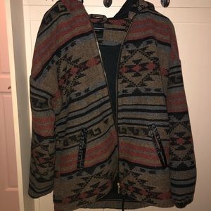 Southwest pattern warm winter coat